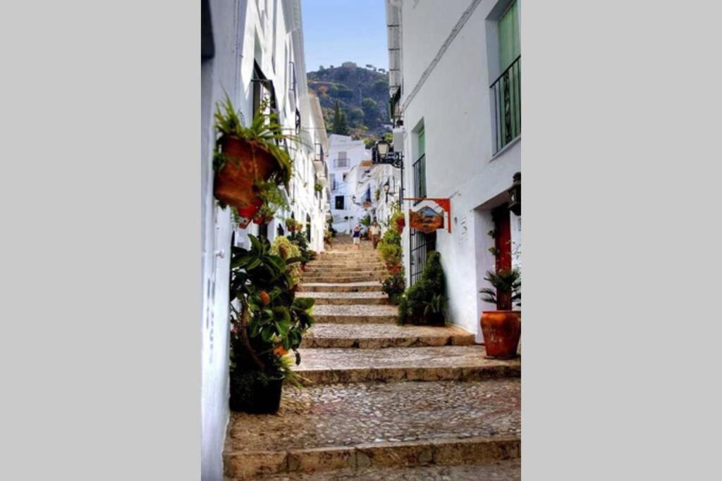 La Casita Azul,Apartamento Encantador Frigiliana Exteriér fotografie